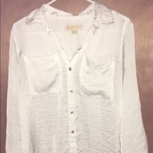NEW Michael Kors White Shirt . Size Small. $10